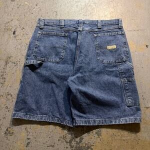 Vintage Y2K Wrangler Denim Carpenter Jorts Sz 38